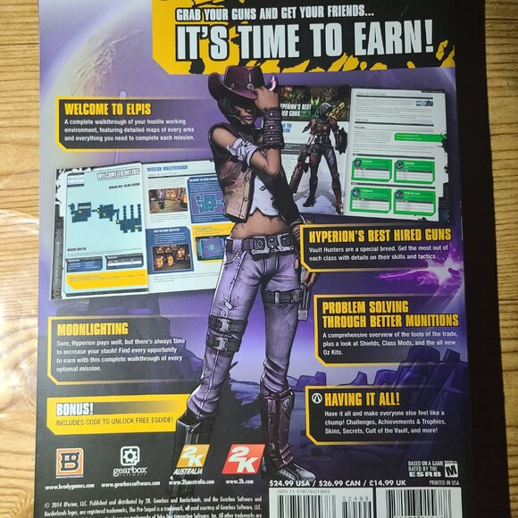 Borderlands The Pre-Sequel Bradygames Strategy guide - Picture 3 of 3